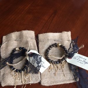 The Lace Project NWT fringe bracelets. Set